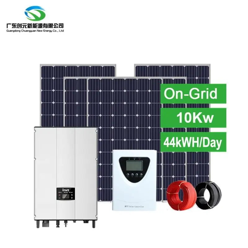 Complete 10kw 15kw 20kw On Grid Solar System Price For Home