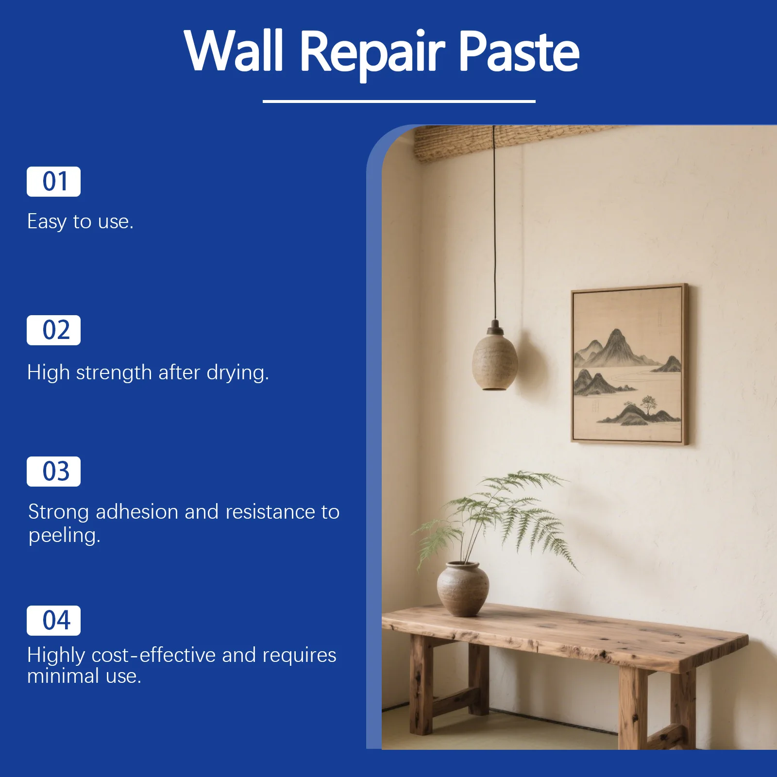Wall Care Kit: Home Wall Stain and Graffiti Removal, Wall Paint Peeling and Crack Repair Paste