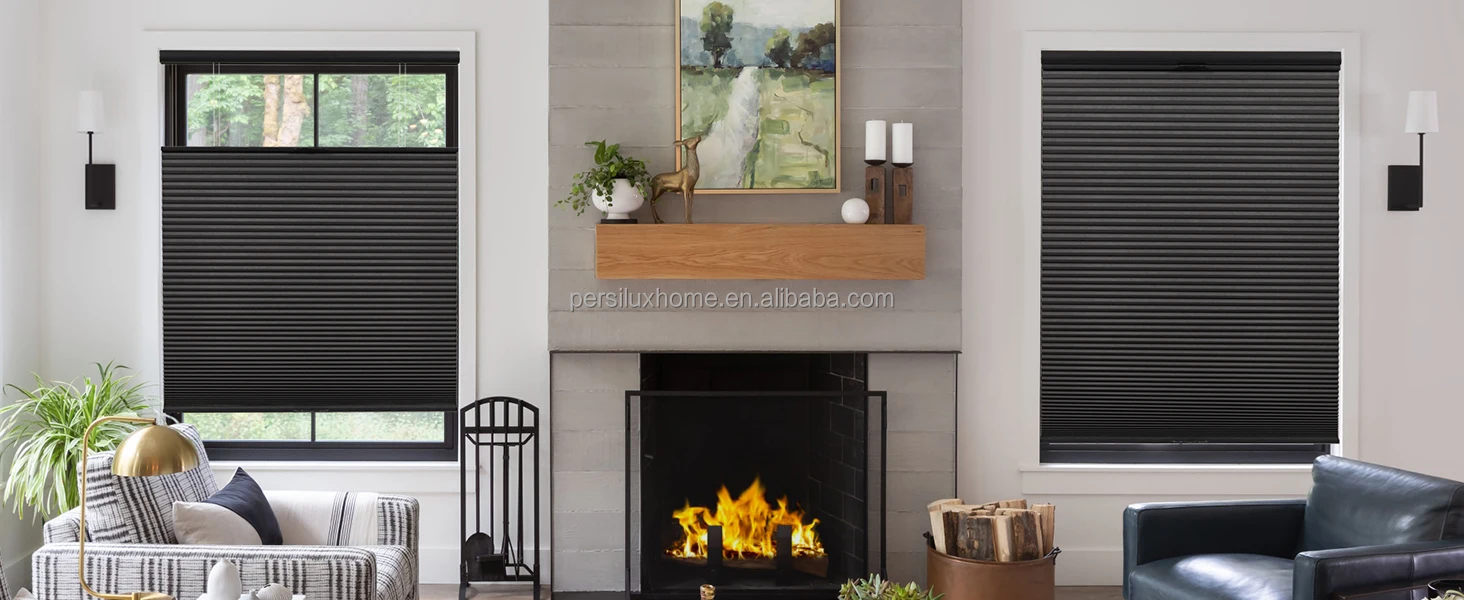 Factory Cordless Cellular Pleated Window Shades,Topdown Bottom Up