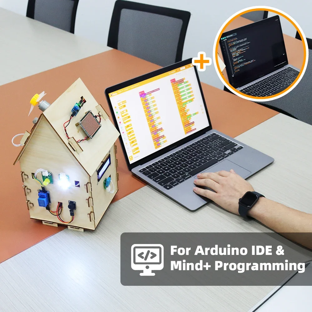 Wood House Kit for Programming Project Complete Stem Educational ...