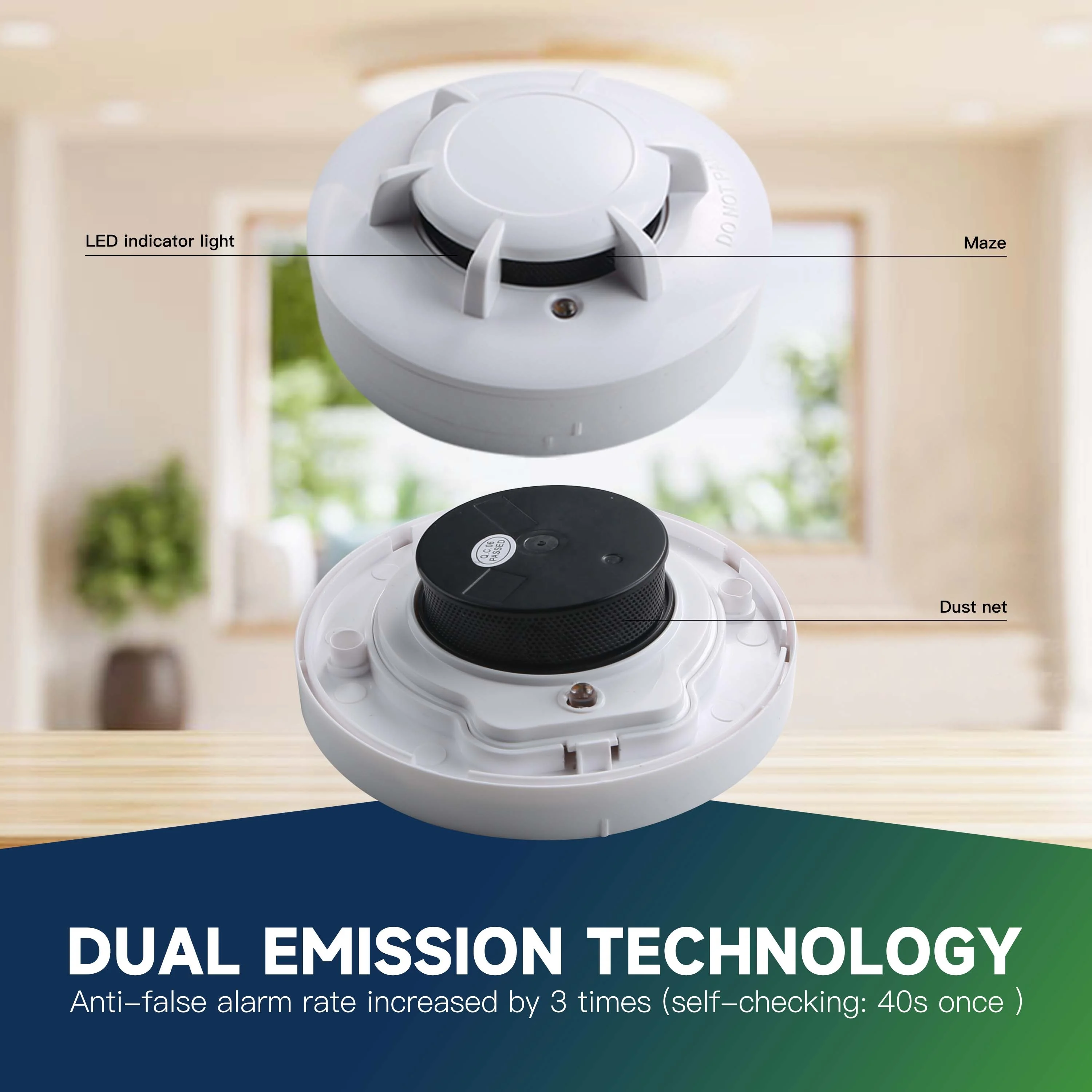 Standalone Hotel Apartment Smoke Detection Circuit Board 85Db Fire Smoke  Detector Alarm PCBA Board Manufacturer