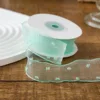 2.5cm mint green 10 yards