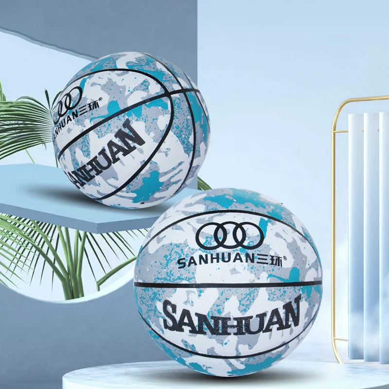 Custom Mini Leather and Rubber Basketball Street Soft Ball in Bulk