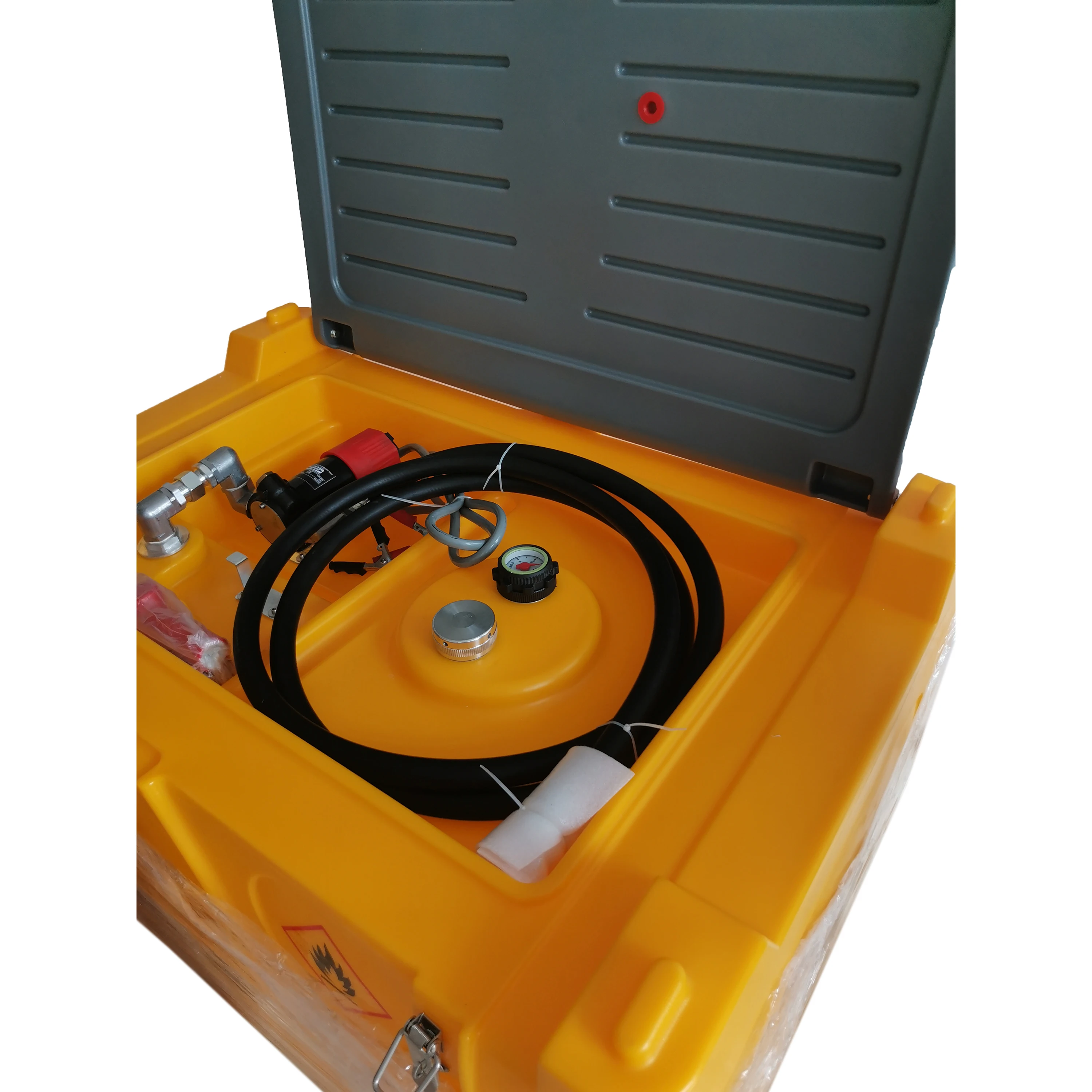 Автоматический портативный пластиковый дизельный/бензиновый топливный бак с насосом 240