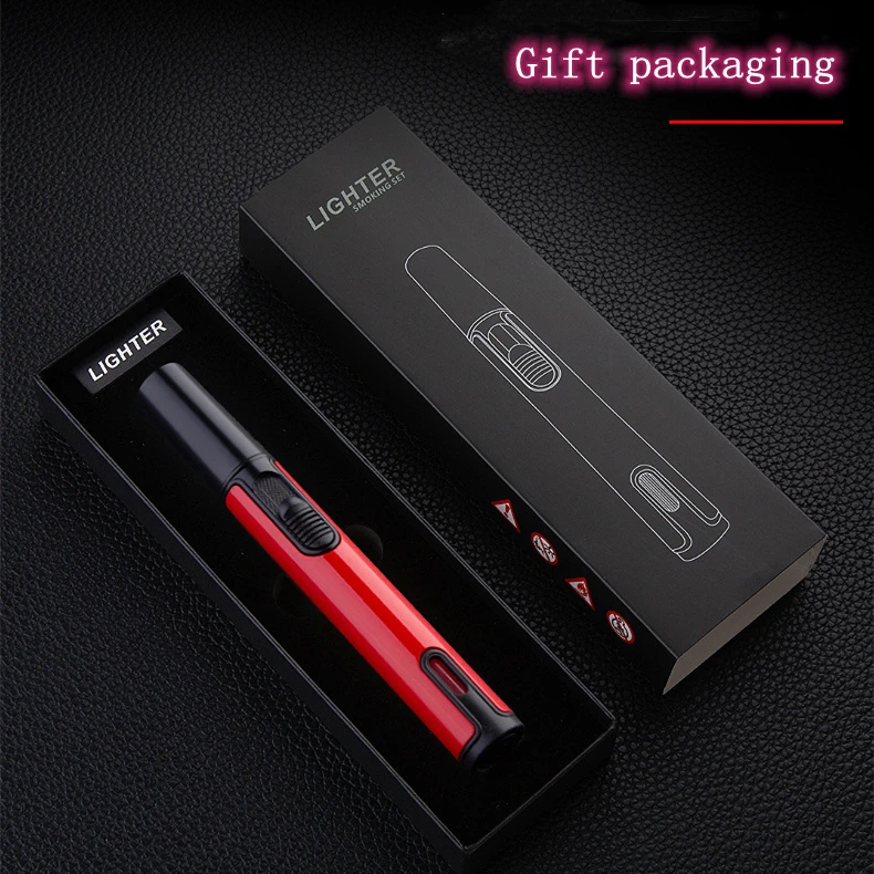 6inch Refillable Gas Pen Lighter Adjustable Jet Flame Butane Lighter