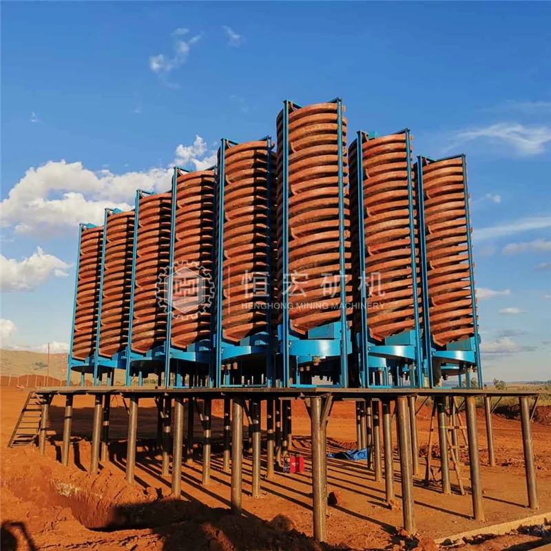 (Most Economical Price) Chrome Ore Processing Plant Spiral Separator Titanium Gravity Separator Henghong Coal Spiral Chute 50kg