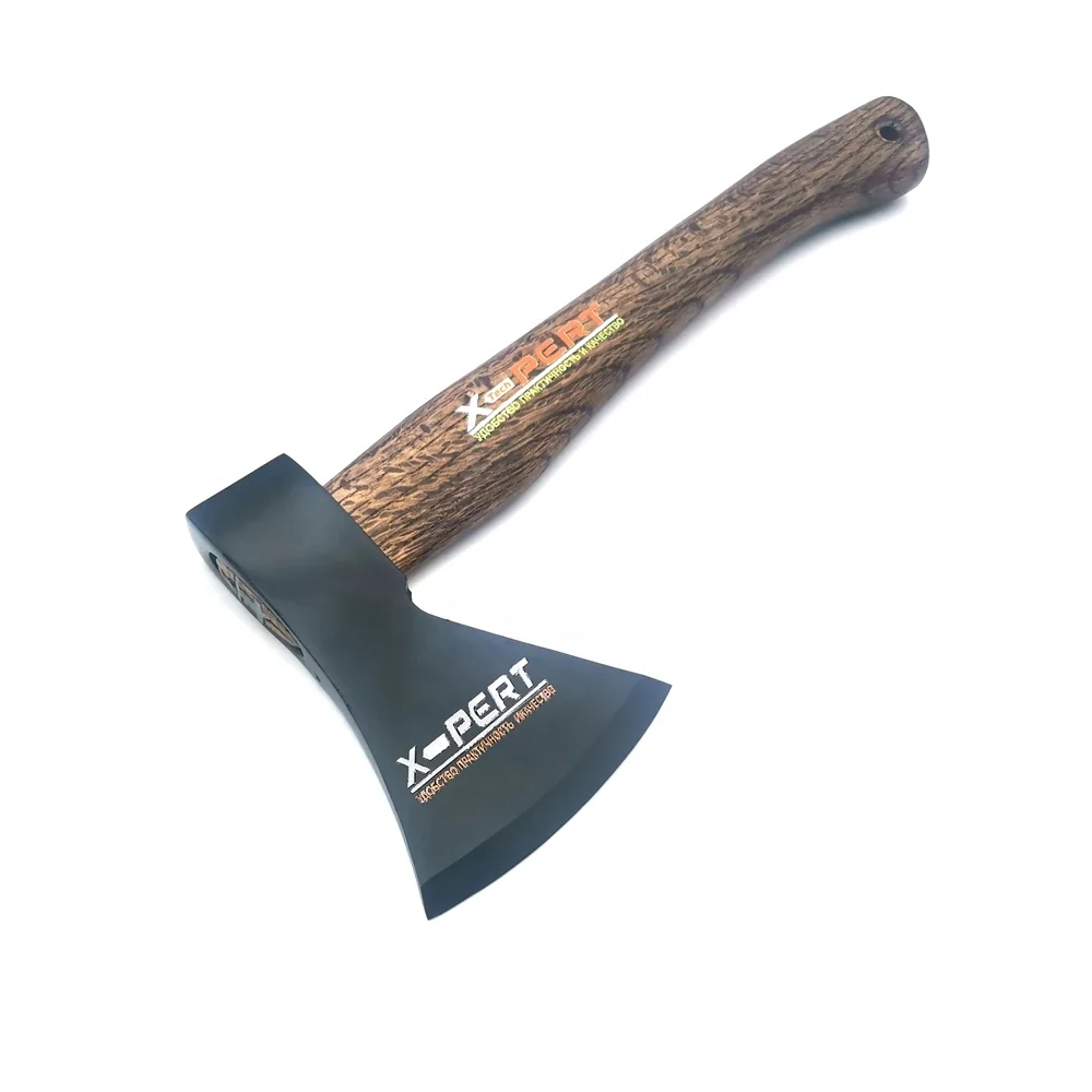 German Type Sharp Carving Axe Forged Steel Hatchet Wooden Handle Hatchet Axe with Wooden Handle