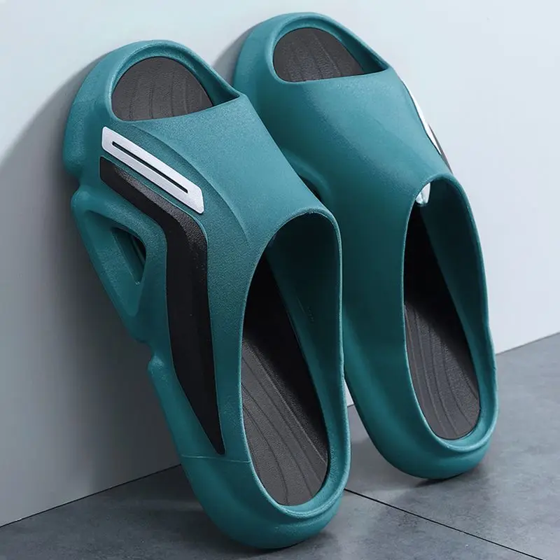 2024 Thick Soles Slides Sandals Casual Sport Slides Green Slippers Sports Slippers For Men Buy