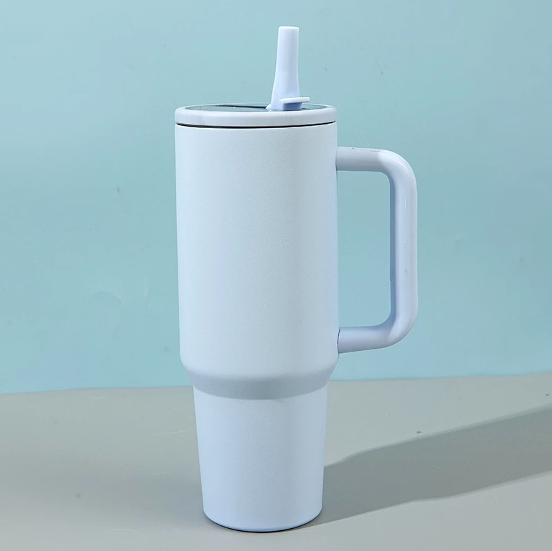Tasse de voyage de 40 oz à spirale violette