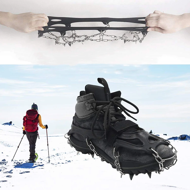 crampons ice snow grips traction cleats