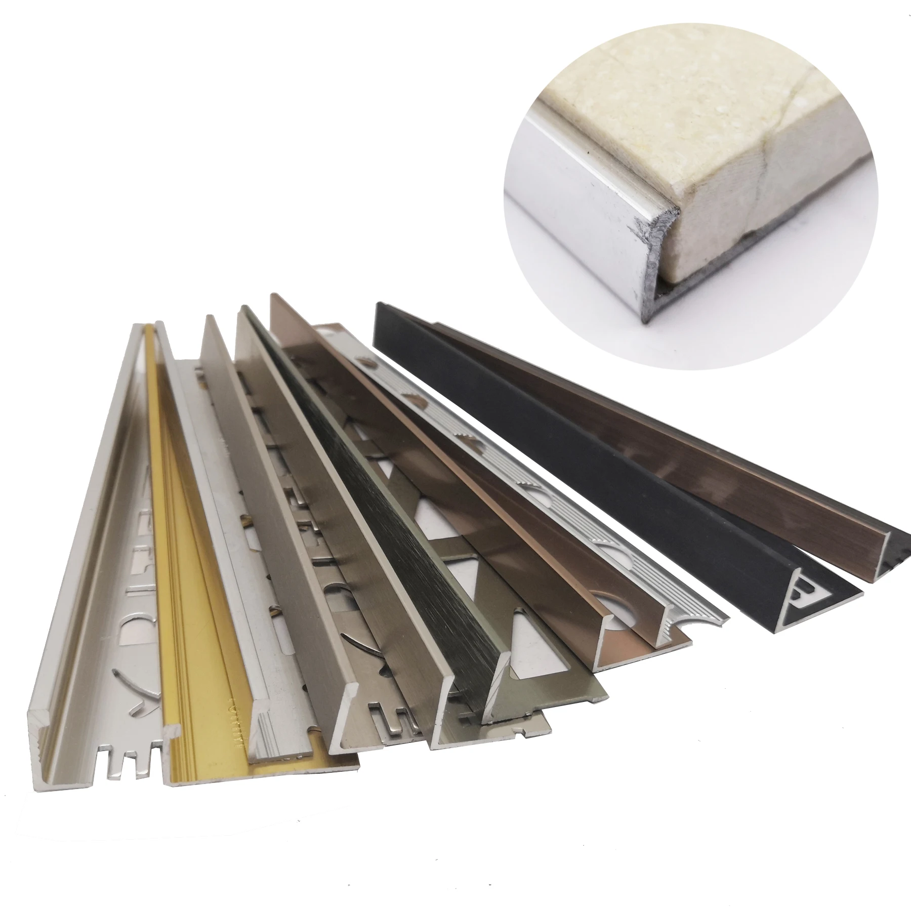 Factory Supply Metal Ceramic Tile Outside Corner Trim