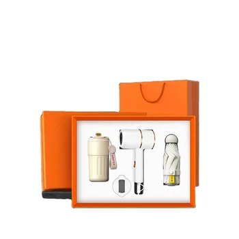 Customized Luxury Stainless Steel Executive Business Promotion Gift Set Insulated Cup Hair Dryer Thanksgiving Valentine's Day