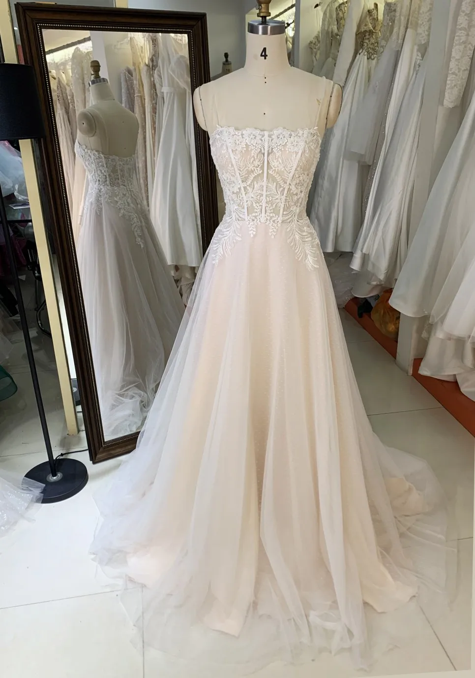 sachin and babi light blue dress A-Line Wedding Dresses