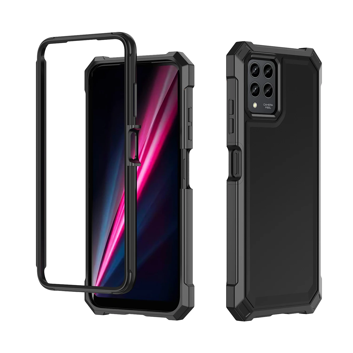 Reinforced Corners 2 In 1 Case For Tcl Stylus 5g Airbags Shock