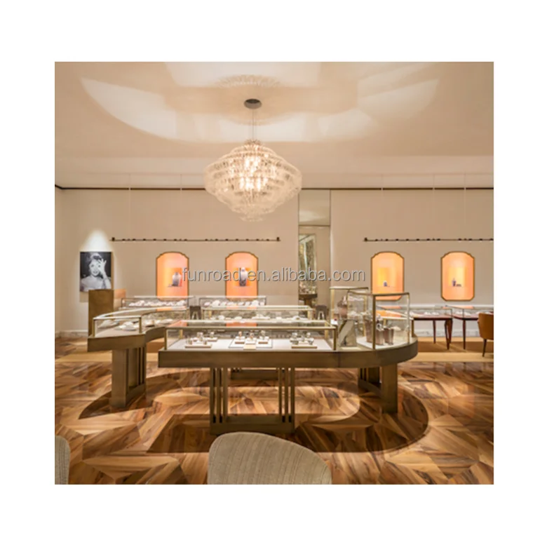 Cartier 3D Rendering Luxury Jewelry Shop Interior Design and Shop Fitting  Manufacturing