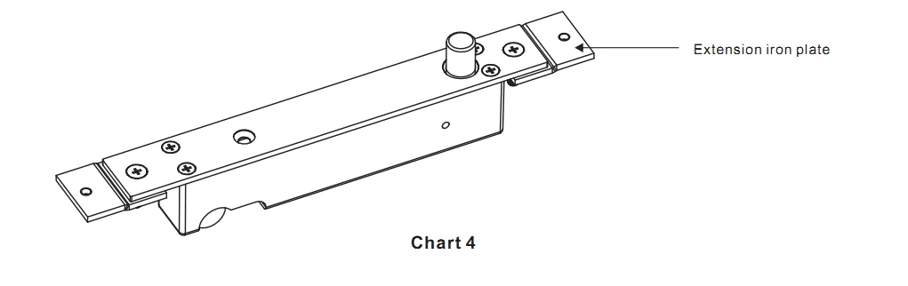 Heavy Door 9s Electric Drop Bolt Lock Fail Secure For Important Place 809ST