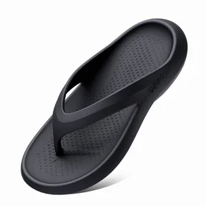 Summer Waterproof EVA Home for Slippers for Couples Comfortable Open Toe Design with Anti-Slip Feature Soft Home Use Flip-Flop
