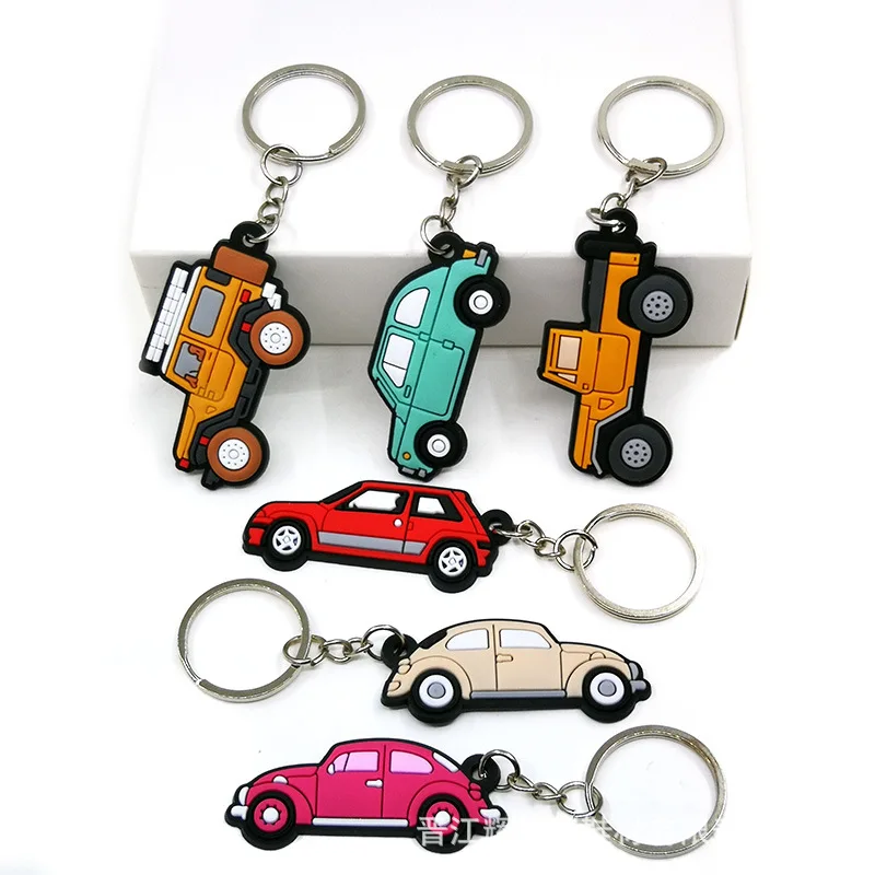 Lilangda 2023 New Car PVC Key Chain Pendant Advertising Gifts Cute Ins  Cartoon Accessories Animation Spot Trd Keychains - Main Image