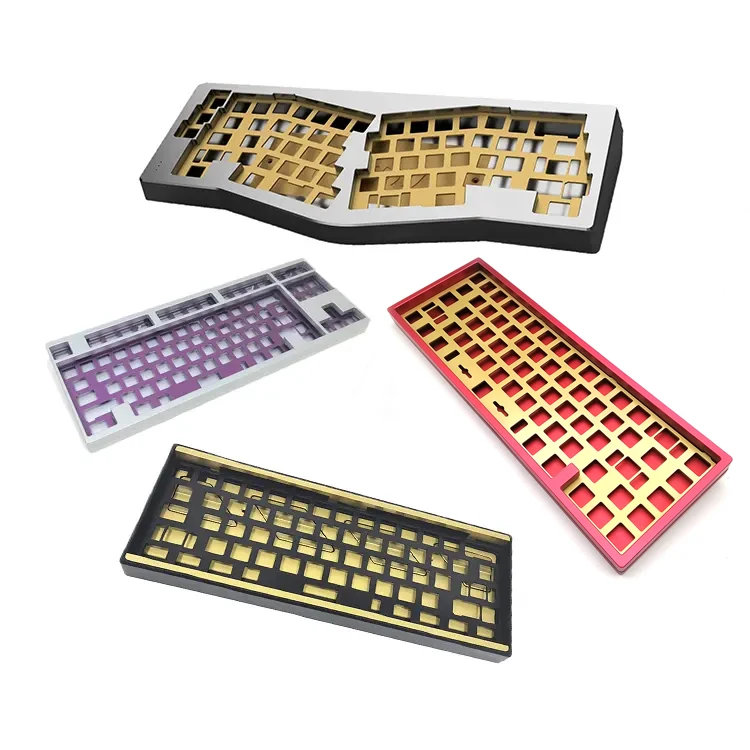 Source Custom Multicolor Anodizing Aluminum Alice Tkl Keyboard Case Plate  Cnc Machining Mechanical CNC Keyboard on m.alibaba.com