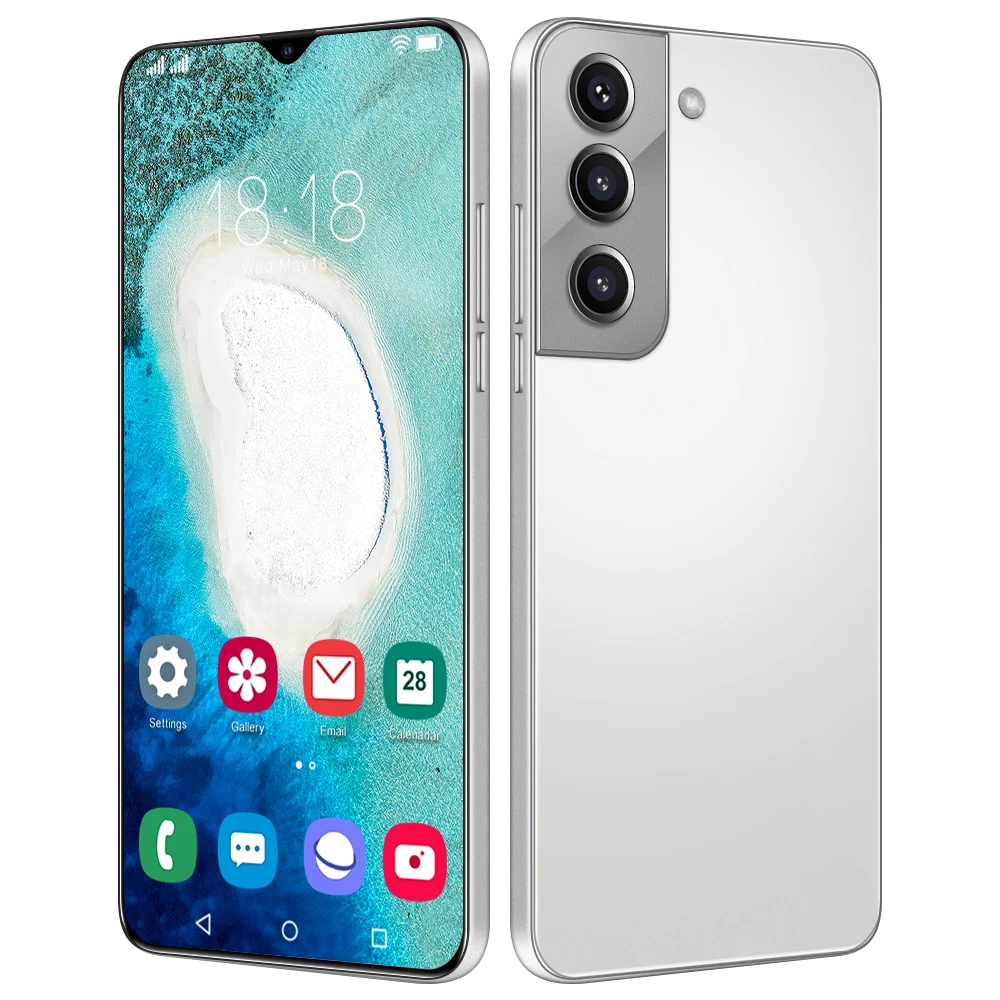 Сенсорный мобильный телефон с поддержкой android 11 0 5G LTE 6 7 дюйма 32 МП 50 16 ГБ