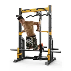 Рост Профессиональный домашнего использования оборудования для фитнеса скамья для пресса mulsmith машина тренажерный зал, стойка для приседаний Смит машина с функциональный тренер