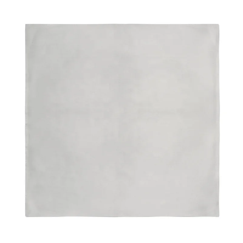 Hot Selling Cheap Promotional Square RTS Hip Hop 100% Polyester Solid Colors Blank White Bandana