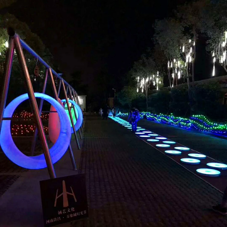 PE Plastic Remote Control Color Change Illuminated Hanging Chair Outdoor Glow LED Patio Swings