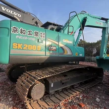 best price KOBELCO SK200D 20 ton kobelco sk200 excavator second hand crawler excavator