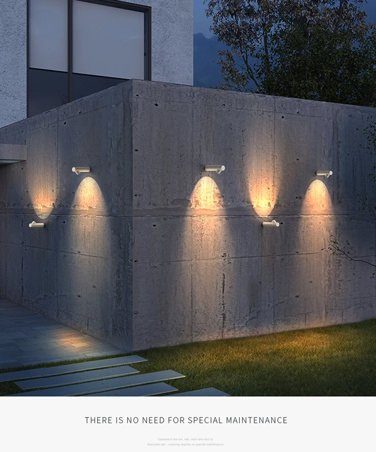 Amazon Wall lamps Courtyard LED Wall Lamp Driveway Landscape lighting Waterproof street Garden Lights Outdoor Wall light