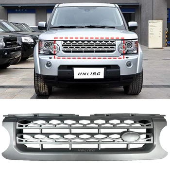 For 2010 Land Rover Discovery 4 Full Silver Grille Front Bumper Auto Parts