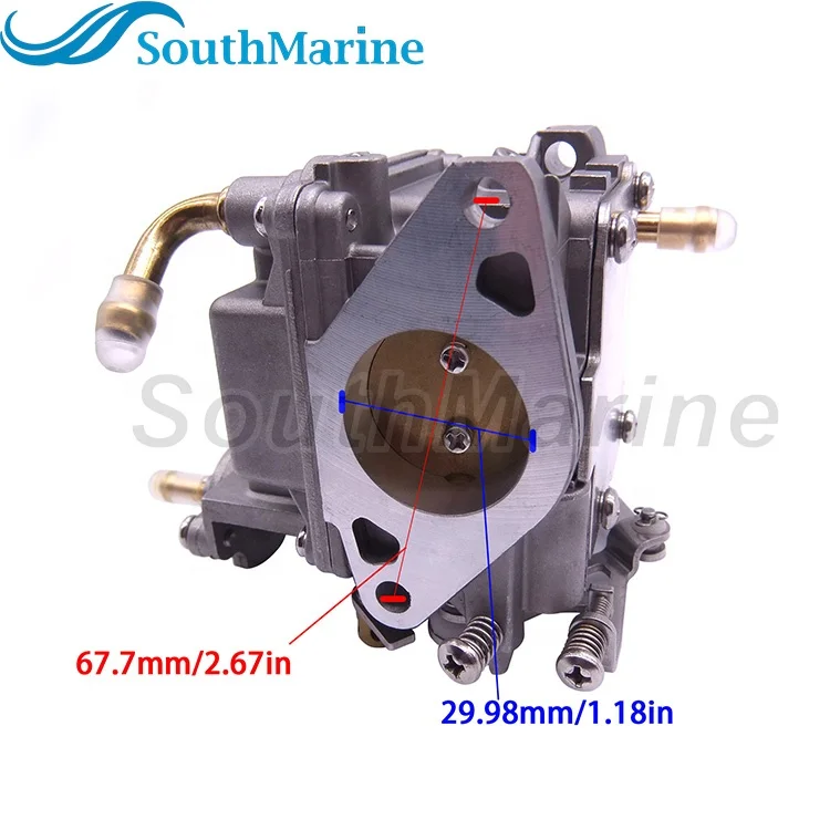 6AH-14301-00 ボート船外機キャブレター ヤマハ 4ストローク 15HP 20HP F15 F20 船 キャブレター 4ストローク 15HP 20HP ボートモーター用 F20-05080000 エンジン部品 6AH-14301-00