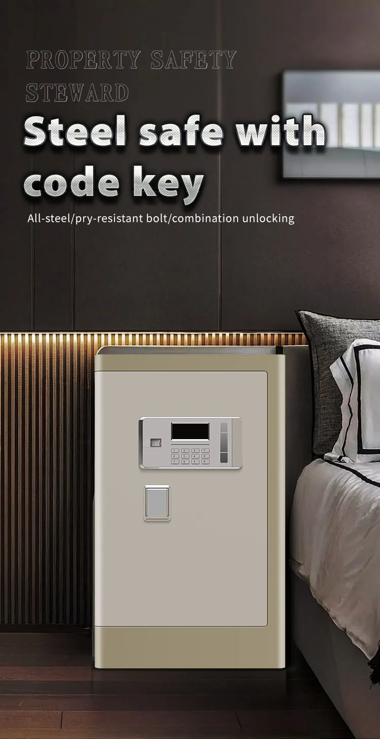 CEQSAFE Anti-Theft Electronic Safe Box Steel Household Safe with Fingerprint Lock for Home factory