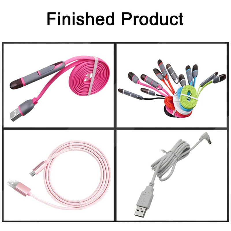 Yh200w Semiautomatic Usb Flat Data Cable Wire Roll Coiling Winding