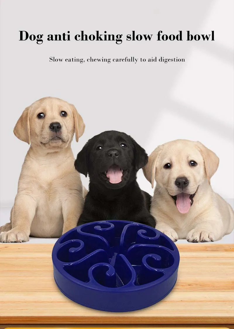 Eco-Friendly Plastic Pet Bowl Anti-Choke Flower Shape Slow Feeder Cat Food Bowl ODM Supplied