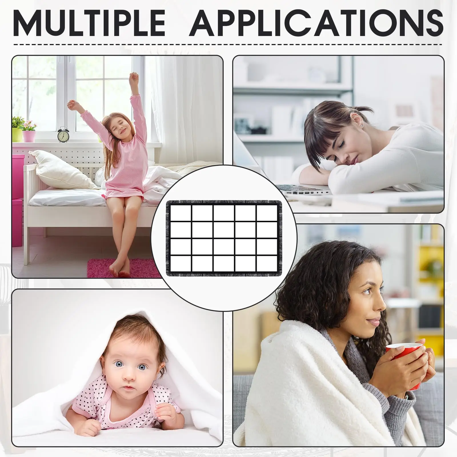 Bulk Sublimation Blank Throw Blankets For Heat Press Baby Printed