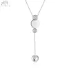 18K Solid White Gold