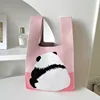 Handbag back view pandapink