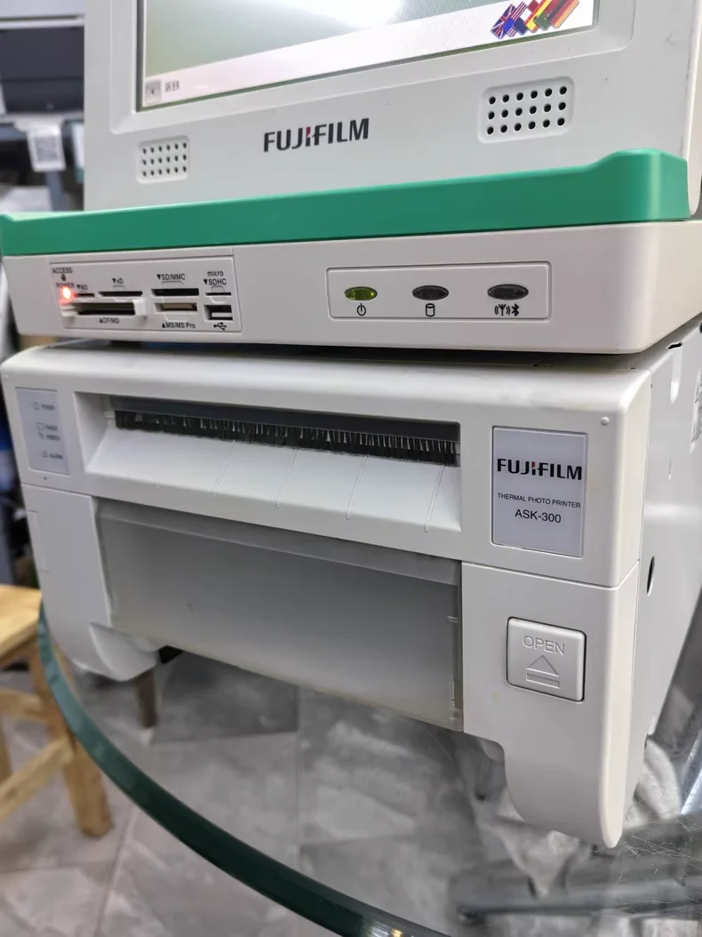 Used Fujifilm Ask-300 Printer with Touch Screen/Dye Printer FUJI