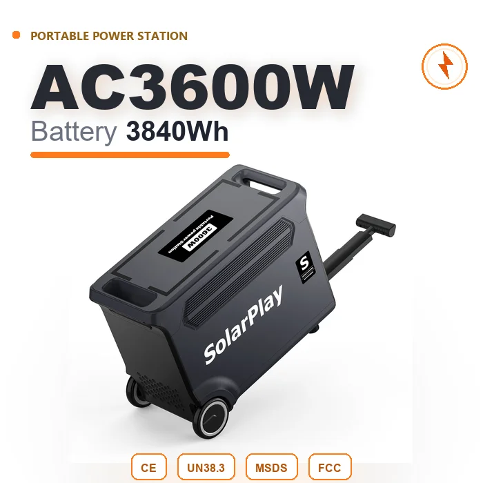 EU Warehouse in Stock 3600W 3840Wh LiFePO4 Portable Power Station Pure Sine Wave MPPT UPS for Home Backup