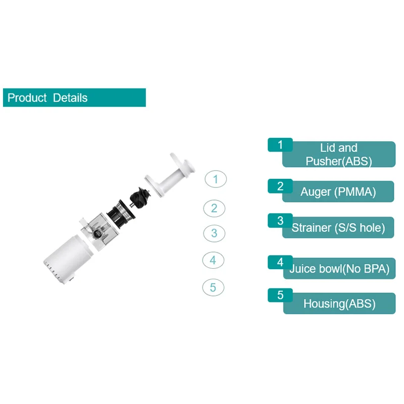 Original Juicer Blender Machine Automatic Extractor Small Portable Separation Multifunctional Ice Crushing Mini Juicer Blender