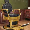 High-end oil head chair black gold export quality
