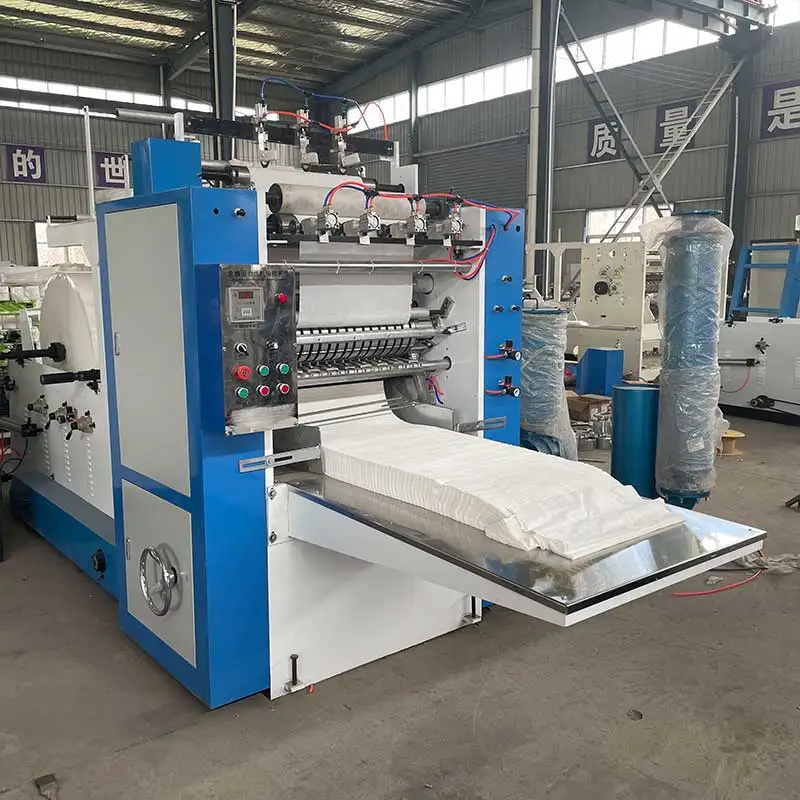Automatic 3 Line Soft Facial Tissue Paper Machine Facial Tissue Machine Facial Tissue Box Making Machine