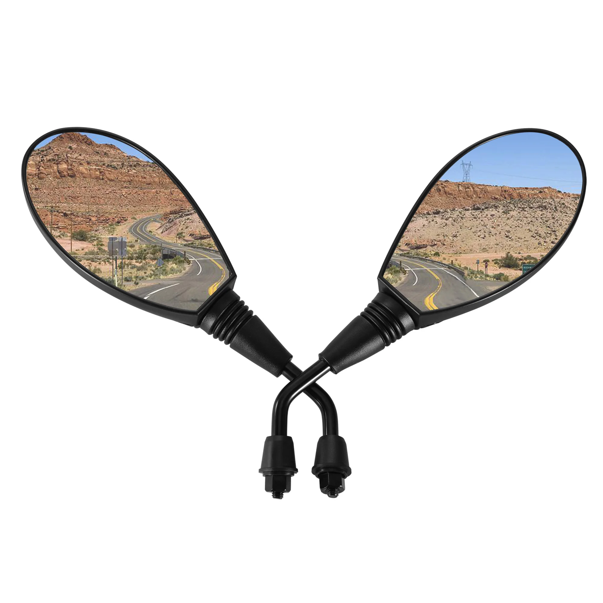 Kit De Miroir M8 Pour Moto Compatible Avec Moto, Qingqi Scooter (V4