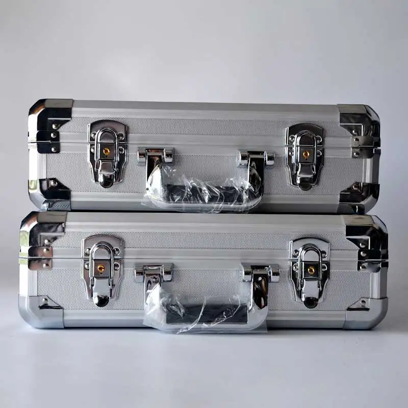 Customizable Aluminum Tool Cases Locking Features for Convenient Laptop Earphones Toy Carrying