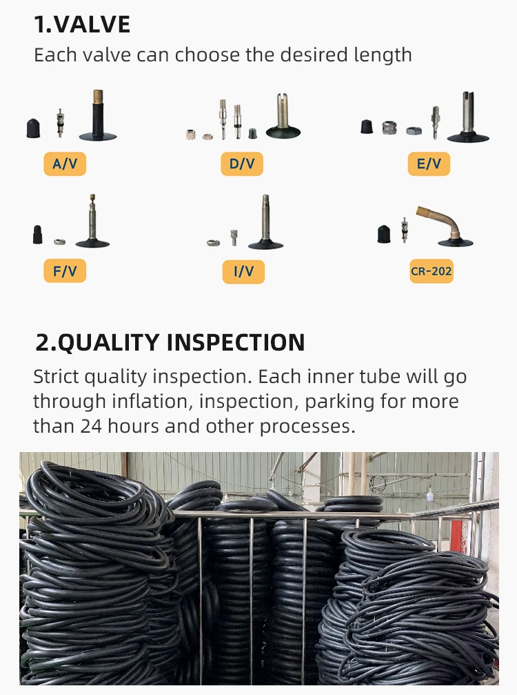 Bicycle Tubes Tube High Quality Mtb Bicycle Inner Tubes 20/24/26/27.5