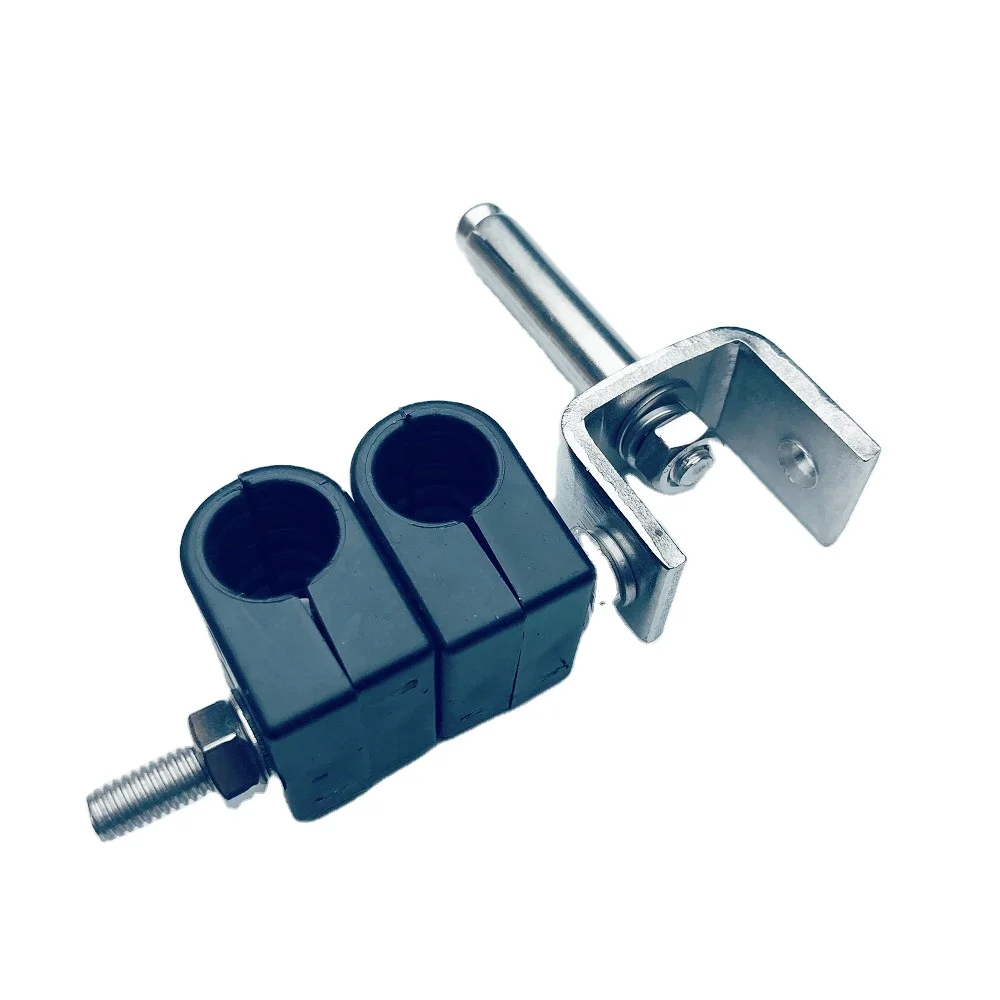 Wall attachment 1/2 two way feeder cable clamp,1/4 1/2 7/8 1-1/4 1-5/8 feeder cable clamp