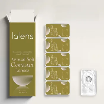 Lalens Custom Practical Colored Contact Lens Packing Box Contact Lenses Packaging Box Contact Lens Logo Carton Packaging