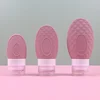 Pink Silicone Refillable Bottle