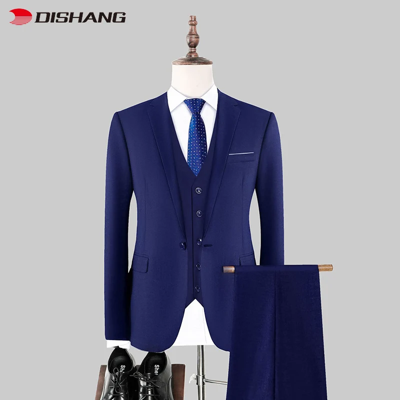 Abito Da Uomo SANDER STELLAN 2 Pezzi Slim Fit - Giacca E Pantaloni - Completo Elegante Nero Per Matrimoni E Cerimonie