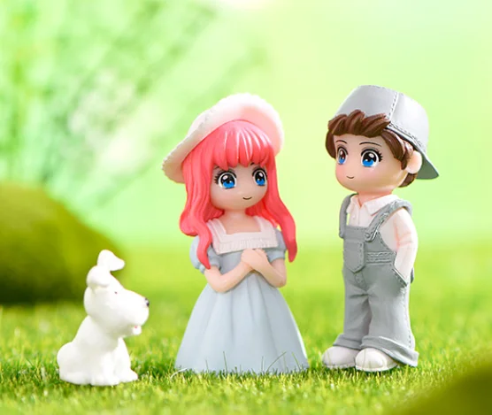 Micro Old Man Women Lady Boy Girl Couple Wedding Figure